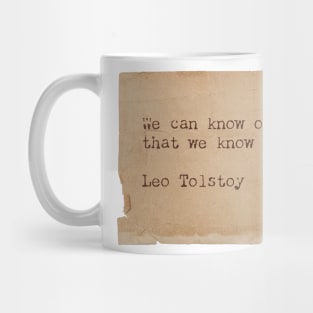 We can know only Mug